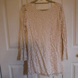 Love Fire Shift Lace Dress